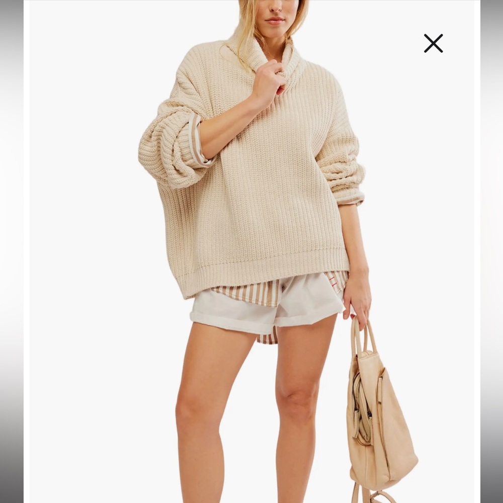 FREE PEOPLE Swim Too Deep Sweater NWT